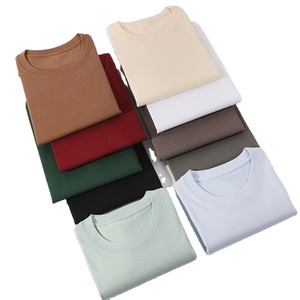 T-shirt pour homme à manches courtes en coton pur de 230 g, design personnalisé avec logo OEM, manches courtes solides - Product Image 1