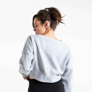 Custom <b>Women</b> Crop Top Sweatshirts Quick Dry Breathable Pullover Cropped Oversize Sweatshirts for <b>Women's</b> Wholesale OEM - Product Image 3