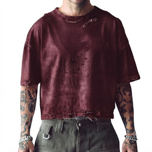 T-shirts unisexes à col rond, de qualité supérieure, à séchage rapide, respirants, à bas prix, pour hommes - Product Image 1