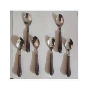 Stylish Metal Coffee Tea Spoon <b>Set</b> with Glossy Finish for <b>Beverage</b> and Dessert Presentation - Product Image 4