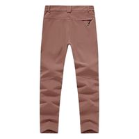 Pantalon de randonnée homme en velours côtelé rouge rouillé, imperméable, respirant, coupe-vent, été/hiver, avec logo personnalisé, style cargo tactique pour l'extérieur