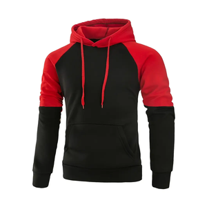 <b>Top</b> Trending Custom Design Winter Half Zip Velour Oversized Hooded Sweatshirt Unique Style Breathable Color Blocking 100% Cotton - Product Image 6