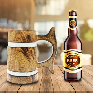 Mug à café écologique personnalisé gravé en bois - Product Image 3