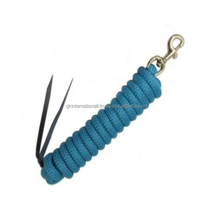 Corde de dressage pour chevaux, en nylon tressé robuste, à forte adhérence, pour l'équitation - Product Image 1