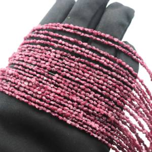 Cuentas de Diamante Rosa Natural en Bruto de 2-4 mm, Sin Cortar, Libres de Conflictos, Certificadas por CMA, JAIPUR GEMS HOUSE, para la Elaboración de Collares - Product Image 2