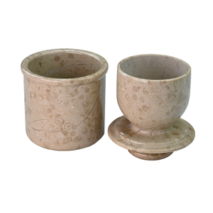 กล่องเก็บอาหารหินอ่อนสีเบจคุณภาพดีสำหรับตกแต่งบ้านครัวหรูหรา ราคาขายส่ง - Product Image 4