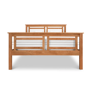 Contemporary Industrial Solid Wood <b>Bed</b> <b>Frame</b> with Metal Cable Accents Wholesale Bedroom Furniture Set - Product Image 4