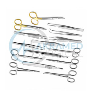 Kit de Suture pour Chirurgie Mineure de 15 Pièces Premium, Instruments Chirurgicaux en Acier Inoxydable, Pratique Générale, Certifié CE - Product Image 3