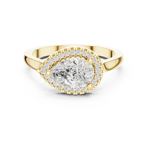 Anillo de diamantes de filigrana Vintage GYPSY 14K para conjuntos de joyería nupcial - Product Image 3