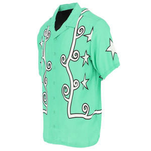 Chemise hawaïenne décontractée pour homme à manches courtes, avec logo personnalisé, idéale pour l'été, les vacances et la plage - Product Image 5
