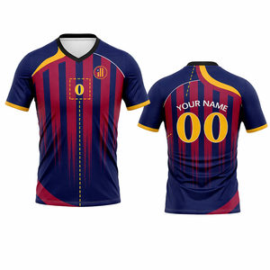 Camiseta de Fútbol Personalizada, Uniforme de Equipo, Ropa Deportiva Transpirable de Secado Rápido por Sublimación para Hombres, Mujeres y Jóvenes - Product Image 1