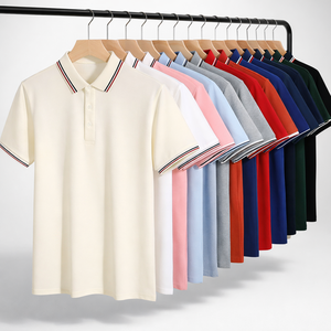 เสื้อโปโลผู้ชายราคาส่งถูก ผลิตตามสั่ง ผ้าฝ้าย 100% เสื้อโปโลสำหรับตีกอล์ฟ ระบายอากาศได้ดี เสื้อโปโลลำลองสำหรับผู้ชายในบังกลาเทศ - Product Image 2