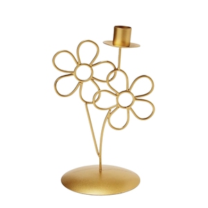 เชิงเทียนเหล็กสไตล์นอร์ดิก 4 ช่อง สำหรับเทียนทีไลท์ เคลือบสีฝุ่น สำหรับตกแต่งบ้าน สำหรับห้องนอน - Product Image 3