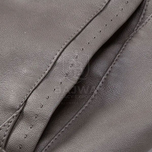 Veste en cuir de haute qualité, style streetwear décontracté, avec fermeture éclair, résistante au vent, pour l'hiver, idéale pour la moto et les commandes en gros - Product Image 4