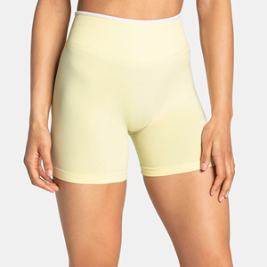 Shorts de marque pour femme, fins, décontractés, taille haute, style cycliste, pour le fitness, d'été, coupe slim, longueur genou, noirs - Product Image 4