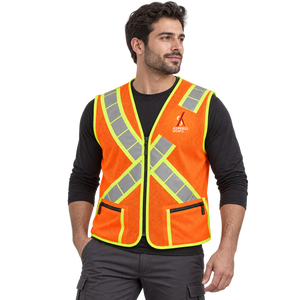 Chaleco de Seguridad Duradero para Hombre, Alta Visibilidad, Reflectante, Ropa de Trabajo Ligera, Ajuste Cómodo, Construcción, Seguridad - Product Image 1