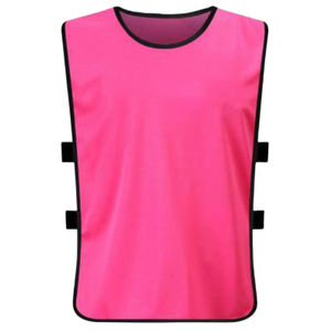 Maillots d'entraînement de football réversibles jaunes et noirs personnalisés, 100 % polyester, col ras du cou, séchage rapide, légers - Product Image 3