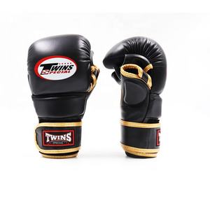 Diseña tus propios guantes deportivos de buena calidad de cuero genuino para gimnasio, gemelos, boxeo, guantes MMA con logotipo personalizado, 2017 - Product Image 6