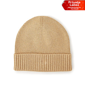 Urban Streetwear Style Beanies <b>Cap</b> Warm Knitted Skull <b>Cap</b> Cozy Fleece Lining Compatible Beanies <b>Cap</b> Jacquard Cuff <b>Hat</b> - Product Image 1