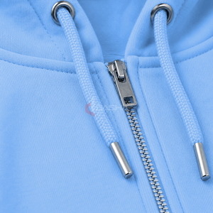 New Arrival Custom Heavyweight Blank Unisex Oversized Cotton Fleece Zip Up <b>Hoodie</b> Custom Logo - Product Image 4