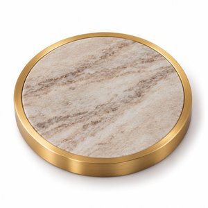 green marble <b>coaster</b> brass rim <b>coaster</b> gold edge <b>coaster</b> natural stone <b>coaster</b> round <b>coaster</b> <b>drink</b> <b>coaster</b> table <b>coaster</b> luxury - Product Image 4