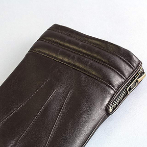 Gants de conduite sans doigts en cuir véritable de qualité supérieure, gants de course automobile en cuir véritable, gants respirants pour sports de plein air, gants vintage - Product Image 4