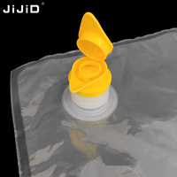 Sac d'emballage liquide JIJID transparent de qualité alimentaire BIB avec bouchon, étanche pour jus, huile, bière, eau minérale