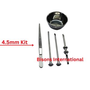 BISONS - Kit de Trócar HRT de Acero Inoxidable de 3.5mm y 4.5mm y Juego de Cánulas Quirúrgicas para Inserción de Pellets Hormonales - Product Image 2