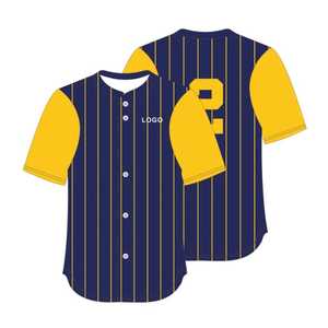 Camiseta de Béisbol Personalizada para Hombre, Naranja y Negra, Sublimada, Absorbente de Humedad, Secado Rápido, Transpirable, Talla Grande, Manga Corta - Product Image 2
