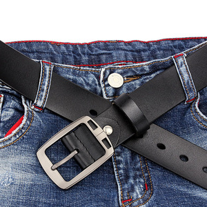 Cinturón de Cuero Vacuno Genuino Personalizado al por Mayor para Hombre - Cinturón Vaquero de Cuero Puro Resistente con Hebilla Duradera - Product Image 5