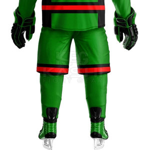 Ensemble de maillot et pantalon de hockey sur glace pour hommes, avec tissu respirant et anti-humidité, haute qualité, durable - Product Image 6