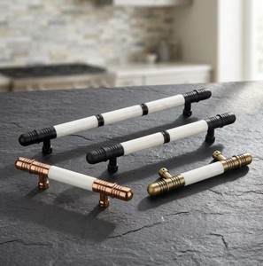 Heavy Duty Brass <b>Door</b> <b>Pull</b> <b>Handle</b> Graphite Black CP Finish Ambidextrous Architectural Hardware for Glass <b>Doors</b> - Product Image 3