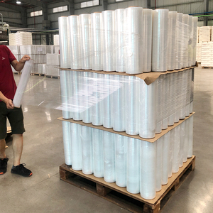 LLDPE Transparent Stretch Film 200m 50cm Moisture Proof Easy-to-Use Protective Soft Packaging <b>Pallets</b> for Many Products Casting - Product Image 2