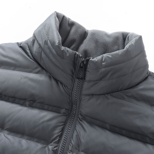 Chaleco Acolchado Ligero Personalizado para Hombre, Chaqueta sin Mangas con Relleno, Cuello Alto, Estilo Casual para Invierno - Product Image 6