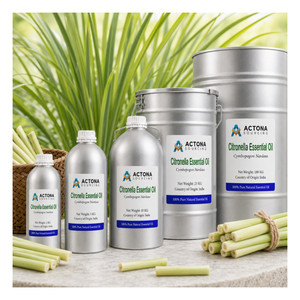 Huile essentielle de citronnelle pure, huile de Cymbopogon Nardus, prix de gros directement de l'usine - Product Image 3