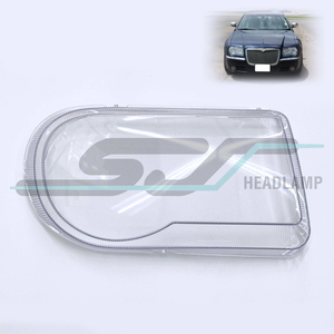 07-10 pour Chrysler 300C nouveau boîtier de lumière de voiture avant Transparent accessoire de couverture de lentille de phare - Product Image 6