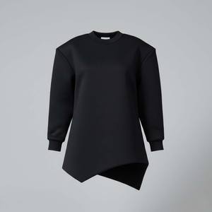 Suéter de Punto de Invierno para Mujer, Diseño de Lujo, Estructurado, 100% Algodón, Manga Arquitectónica 3D, Tejido de Alta Calidad - Product Image 1