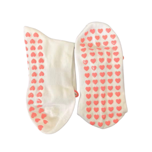 Wholesale <b>Hot</b> Sale High Quality Custom Cute Design Cotton Non Slip with Grips Pilates Yoga <b>Socks</b> for Girls - Product Image 6