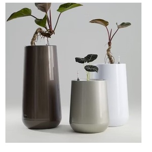 Jardinière en métal pour salon intérieur, deux couleurs différentes, jardinière de sol pour fleurs, aspect royal, fournisseur de jardinières design en Inde - Product Image 4