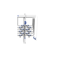 Unité de distribution de vapeur et de collecte de condensats à conception modulaire avec station de chauffage intégrée