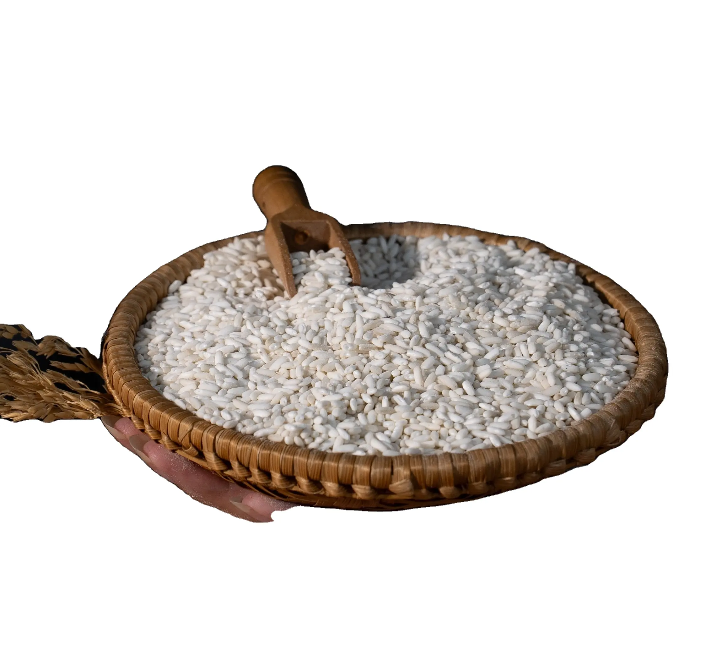 Arroz branco vietnamita de grãos longos premium - arroz 100% quebrado glutinoso, qualidade superior para exportação, arroz vietnamita