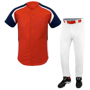Men's Baseball Uniform Set Moisture-Wicking Jersey Pants <b>Cap</b> Quick Dry Custom Logo Positions Short Sleeve Team Play Training - Product Image 3