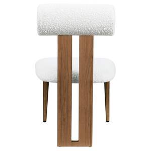 เก้าอี้ทานข้าว ดรา ทำจากไม้สักแท้ คุณภาพดี สีวอลนัท พร้อมผ้าหุ้มปรับแต่งได้ สำหรับใช้ภายในอาคาร - Product Image 6