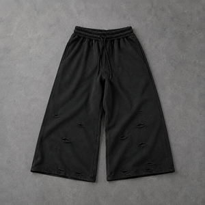 Wholesale heavyweight fleece lined joggers hidden zipper pocket elastic waistband joggers Private Label - Product Image 4
