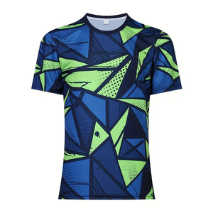 T-shirts graphiques sublimés pour hommes, design tendance, respirants, écologiques, coupe confortable pour la salle de sport, l'entraînement et le quotidien - Product Image 1