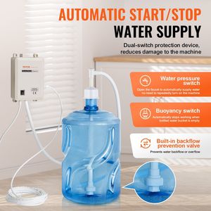 Sistema di Erogazione Acqua Elettrico Automatico a Ingresso Singolo per Bottiglie da 5 Galloni, Dispenser Portatile Facile da Usare - Product Image 4