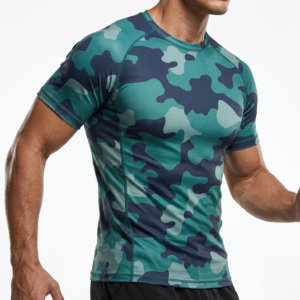 Maillots de bain anti-UV personnalisés pour adultes, en polyester et élasthanne imprimés, UPF50+, antibactériens, séchage rapide, respirants, 180g, manches courtes, livraison rapide - Product Image 5