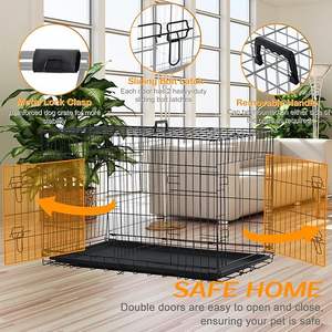 Caisse en fil métallique réglable en Offre Spéciale Cage pour chien de luxe Abri pour <span class=keywords><strong>animaux</strong></span> de compagnie stable et durable pour une utilisation extérieure - Product Image 6