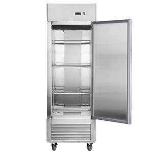 Congélateur vertical à porte unique pour cuisine commerciale, armoire de congélation à porte unique pour supermarché - Product Image 1
