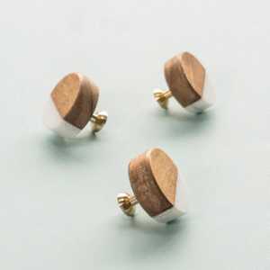 Poignées de tiroir et de porte en bois et résine – Design côtier amovible pour cuisine, salle de bain et salon – Décoration Diwali - Product Image 1